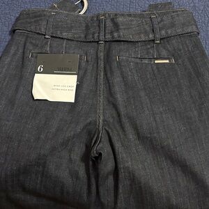 White House Black Market Charcoal High Rise Jeans